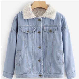Denim Sherpa Jacket